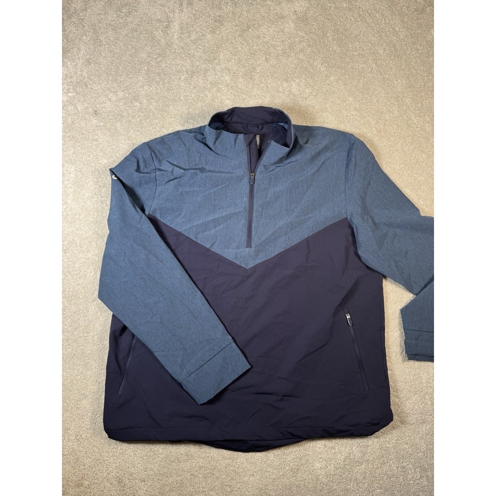 Callaway Mens Swing Tech Blocked 1/4 Zip Long Sleeve Golf Windbreaker Jacket L